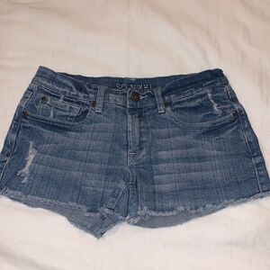 So Nikki girls blue jean shorts